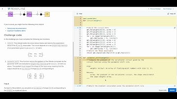 The parameter-shift rule | PennyLane Challenges