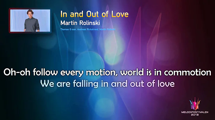 Martin Rolinski "In and Out of Love" -- (On screen...