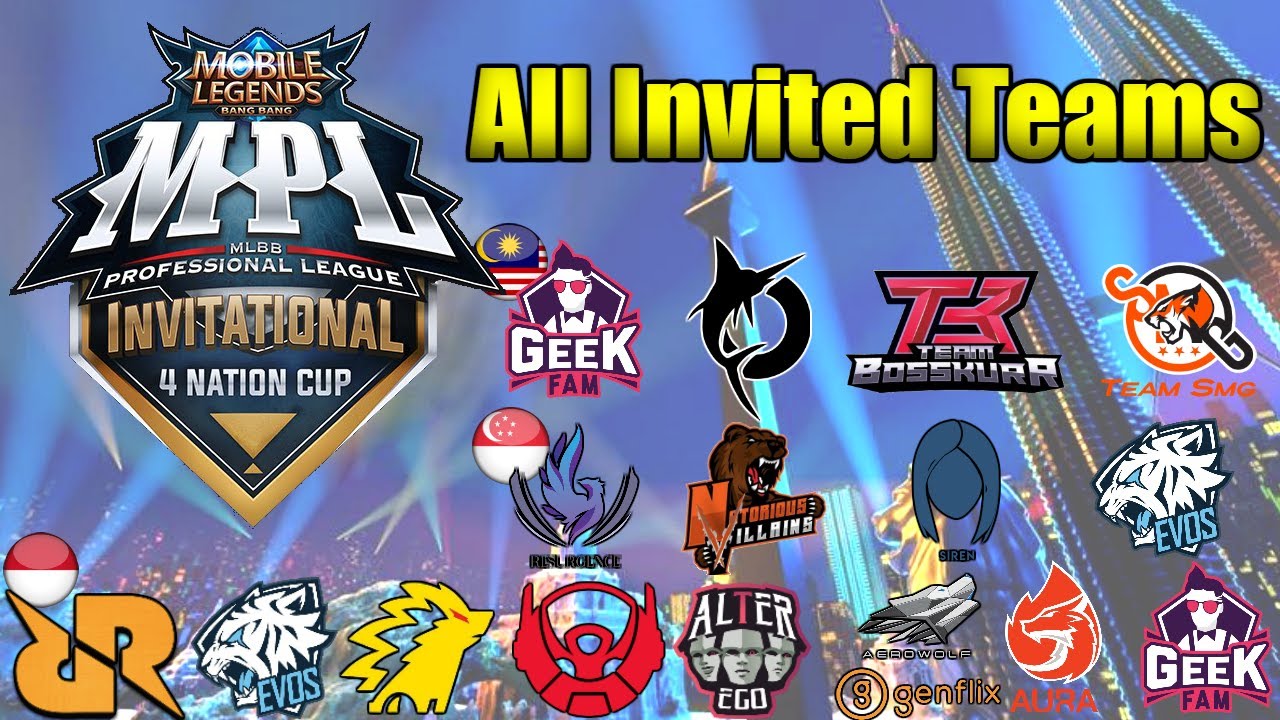 Mobile Legends - ALL INVITED TEAMS FOR MPL INVITATIONAL!