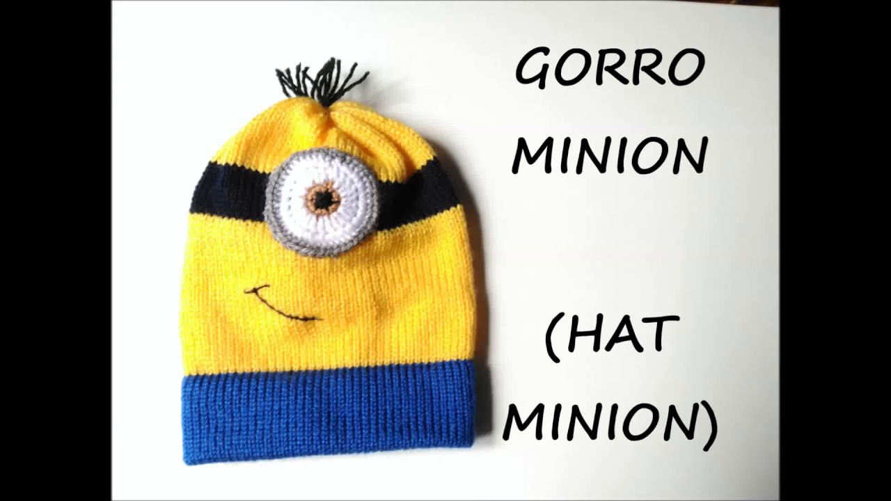 Como Hacer Gorros Tejidos Minions Para Bebe  Minions de ganchillo, Hacer  gorro de lana, Gorro tejido