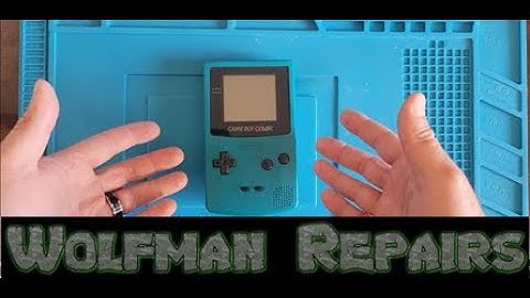 GAME BOY Color Capacitor Replacement and Speaker R&R!!