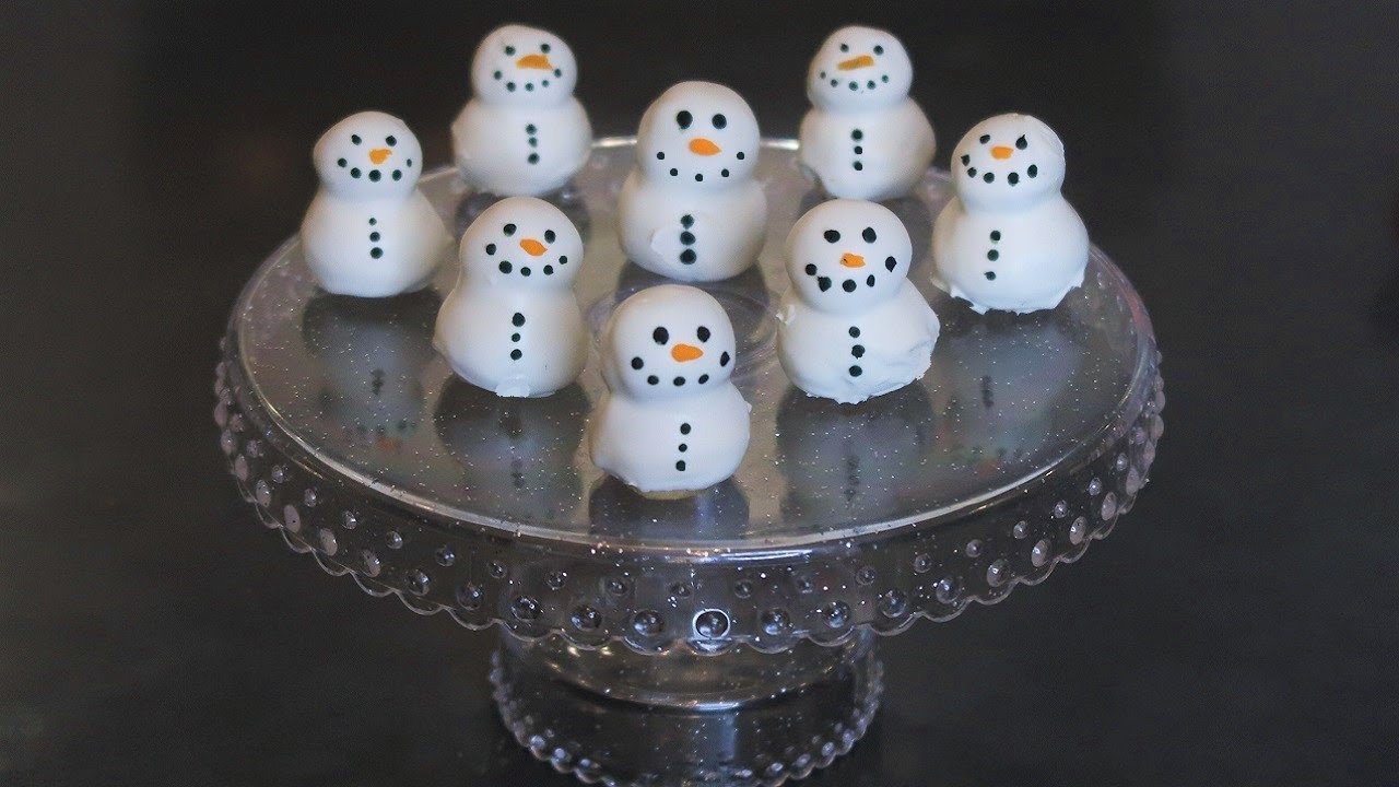 How To Make SNOWMAN CAKE POPS! | Frenchies Bakery