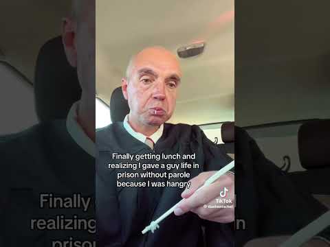 Tiktok: Pov - You're A Hangry Judge While Sentencing Someone