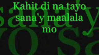 Vignette de la vidéo "Kahit Di Na Tayo - Repablikan with Lyrics (rap)"