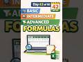 Excel Formulas Explained | Basic to Advanced | #ExcelFormulas #Day42 #LearnExcel #MSExcel
