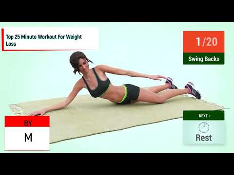 Top 25 Minute Workout For Weight Loss/ტოპ 25 წუთიანი ვარჯიში წონის დაკლებისთვის