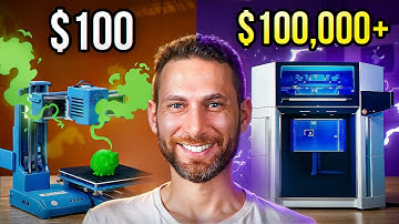 $100 vs $100,000+ 3D Printer!