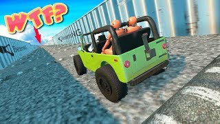 Unlimited Speed Bumps Cars Jumps Crashes - Beamng Drive
