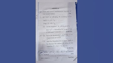 Munger University Maths hons. Paper 1 Part 1 pyqs 2021 #bsc #mu #maths #shorts