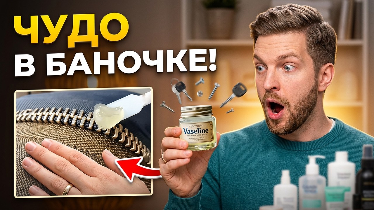 20+ ЛАЙФХАКОВ с вазелином о которых вы НЕ ЗНАЛИ! Одна баночка заменит всё