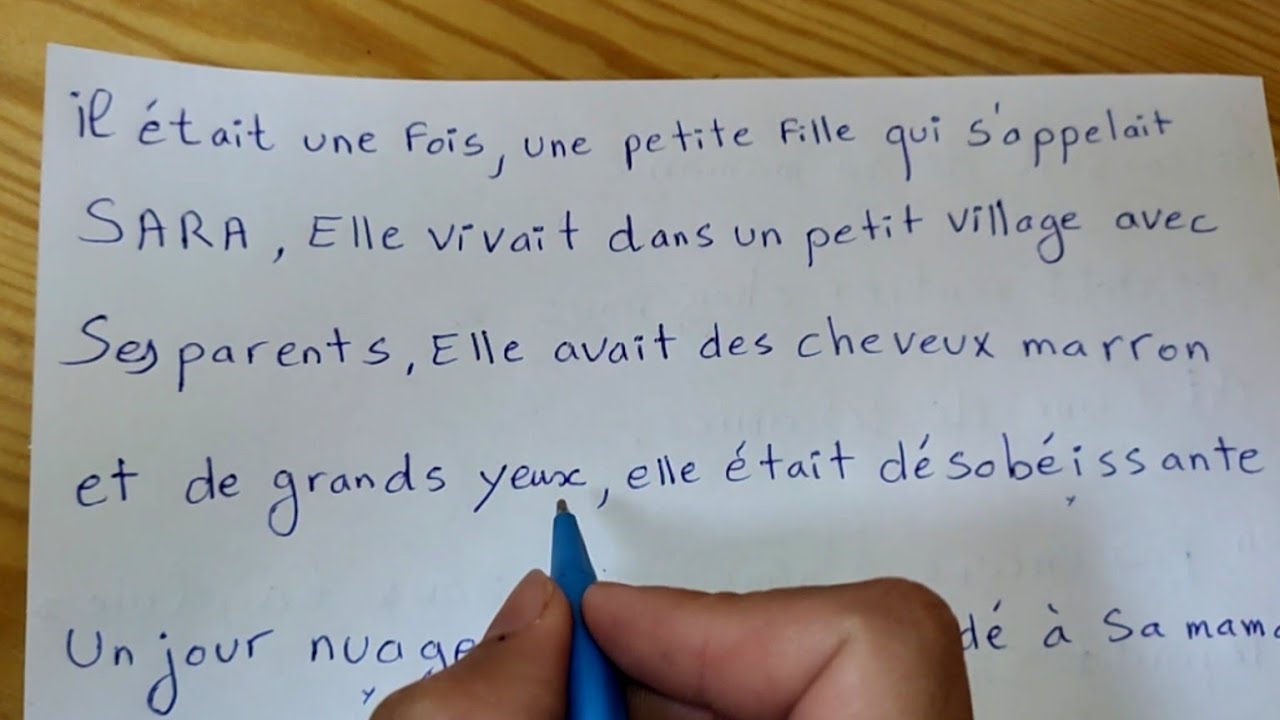 الدرس 24 : قصة قصيرة بالفرنسية للمبتدئين لتعلم القراءة الفرنسية