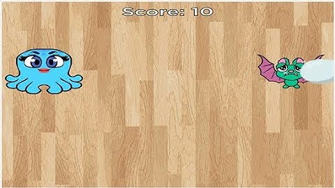 Octopus Vs Bat game in Play lab (Pre reader) of code.org