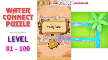 Water Connect Puzzle Level 81 - 100 Walkthrough | SkillGameWalkthrough