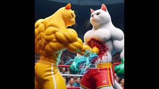 Revnge Of Fother Yellow Cat Vs White Cot