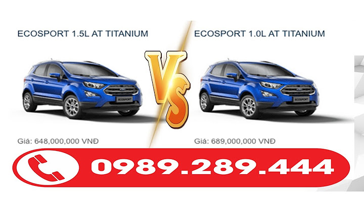 So sánh xe ford ecosport và xe ford ecosport titanium