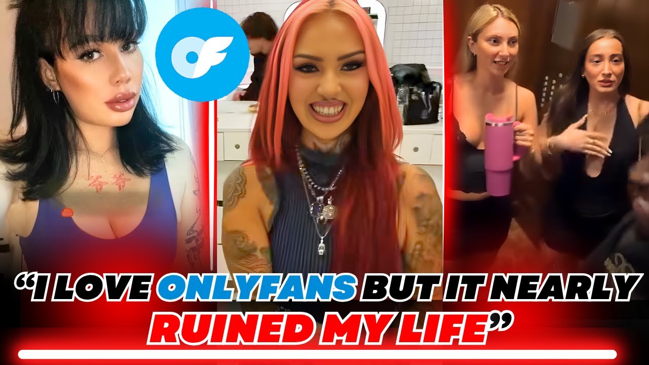 A screenshot from a video discussing the implications of leaked OnlyFans content
