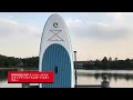 WOWSEA サップ SUP インフレータブル スタンドアップパドルボード 2人乗 サップボード 初心者 中級者 幅80cm 厚15cm 耐荷重150kg
