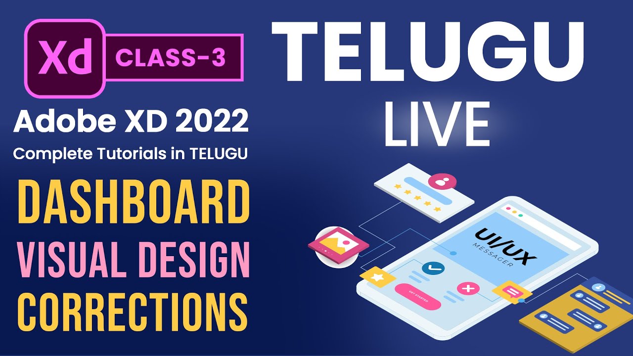 Free Adobe XD Tutorial User Experience Design for Beginners in Telugu ...