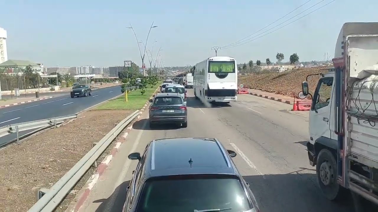 رسميا إنتهاء  الأشغال ودهاب جميع الشاحنات والألات من المدخل والمخرج المطار روعة مشألله