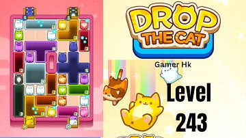 Drop The Cat Level 243 very hard level Walkthrough Solution 
