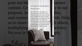 A Powerful Prayer For Abundance & Financial Overflow | Open Windows Of Heaven 👑✨ #abundance