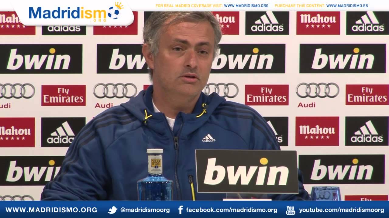 Rueda de prensa completa de Jose Mourinho, previa Real Madrid Valladolid YouTube