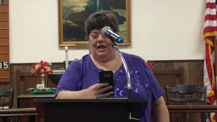 Ruth Wills singing In the Eye of the Storm
