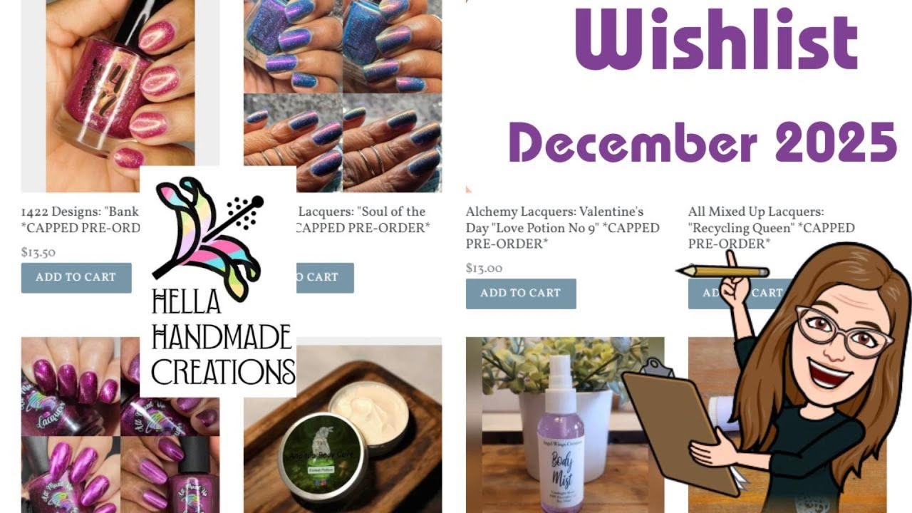 Everything I Want from Hella Handmade Creations! December 2025 💸