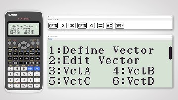 Vector Multiplication - Using Classwiz
