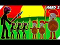 Дикая БИТВА с копьетонами - Stick war legacy HARD #2 (Безумно)