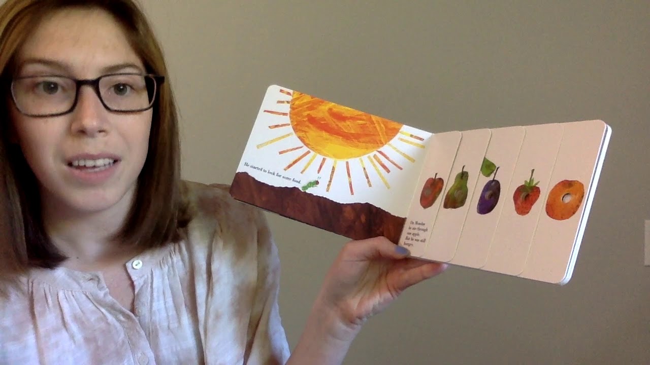 Book Handling Read Aloud The Very Hungry Caterpillar - YouTube