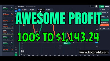 AWESOME PROFIT - 100$ TO $1,143.24 WITH VFXALERT PRO - Binary options signals