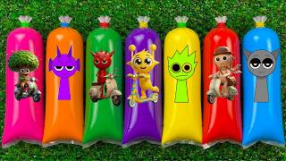 FIND : Simon, Oren, Pinki, Raddy, Garnold, Durple, Mr Sun, Mr Tree, Sky blue, Vineria, jevin, Brud.