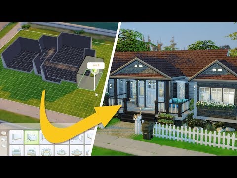 Block-övning! Bygg intressantare hus med några enkla tips! (The Sims 4)