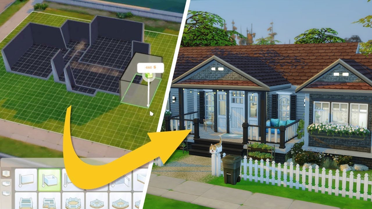 Block-övning! Bygg intressantare hus med några enkla tips! (The Sims 4)