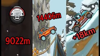 RANKING EVERY DISTANCE in MOUNTAIN - Hill Climb Racing 2