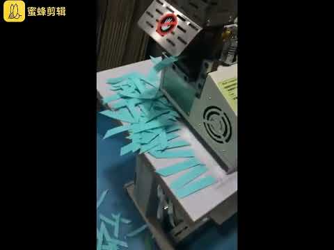 LY Automatic Cloth Tape Cutting Machine with LCD Screen, Hot and Cold Knife