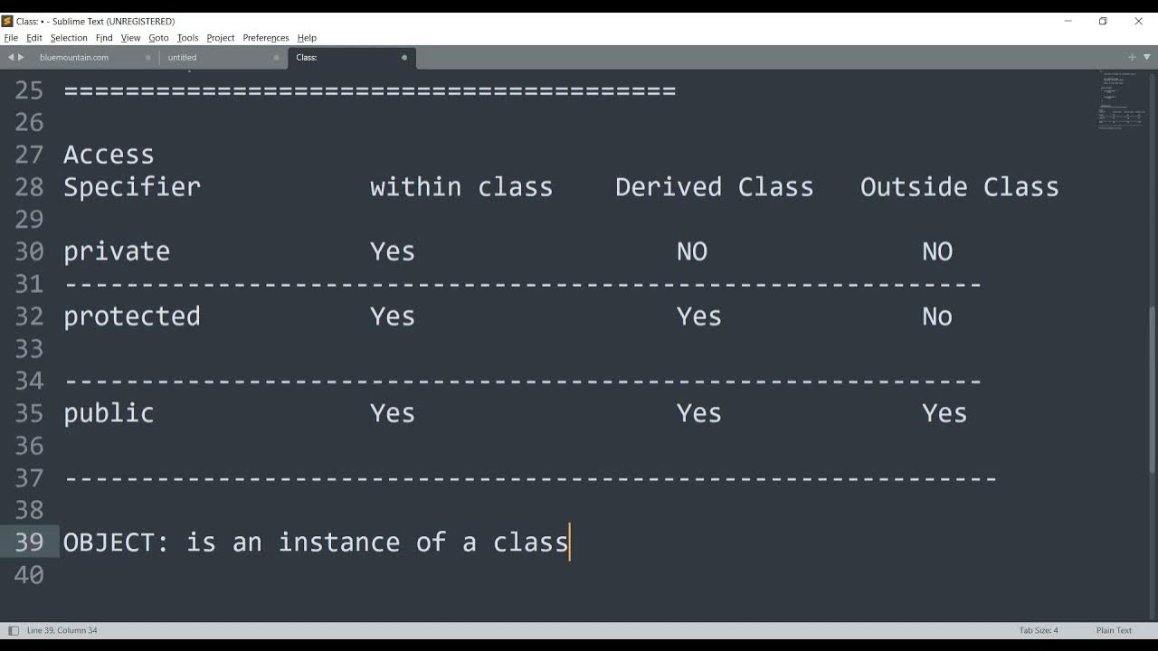 CPP Classes and Objects - YouTube