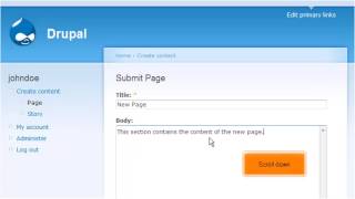 How to manage pages in Drupal