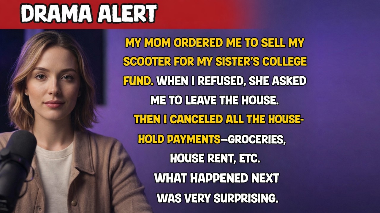Mom Forced Me to Sell My Scooter for My Sister. When I Refused, She Asked Me to Leave the House.