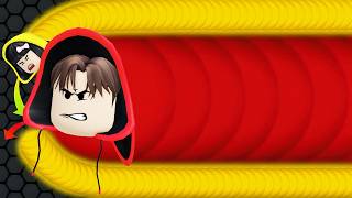 Yuta, Mio Dan Baby Celine Jadi Worm.io Cacing Pemakan Paling Besar || ROBLOX