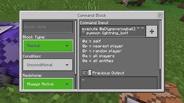 How to make lightning snowballs minecraft