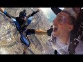 FIRST TIME SKYDIVING for 25TH BIRTHDAY! *14,000ft NEAR COLLISION!*