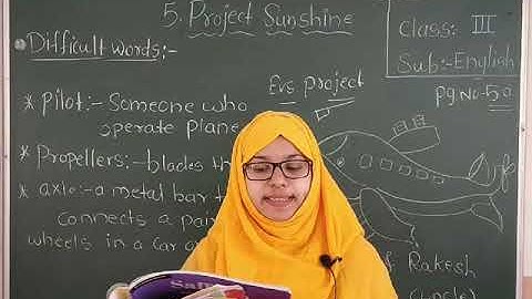 Class  3 English 5.project sunshine