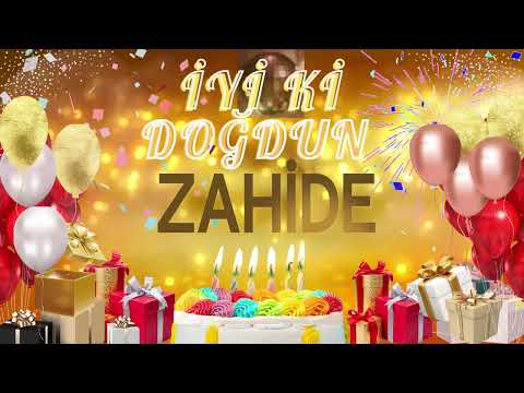 ZAHİDE - Doğum Günün Kutlu Olsun Zahide