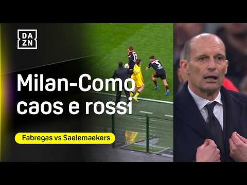 Video CAOS MILAN-COMO: FABREGAS vs SAELEMAEKERS, ALLEGRI espulso | Serie A Enilive | DAZN