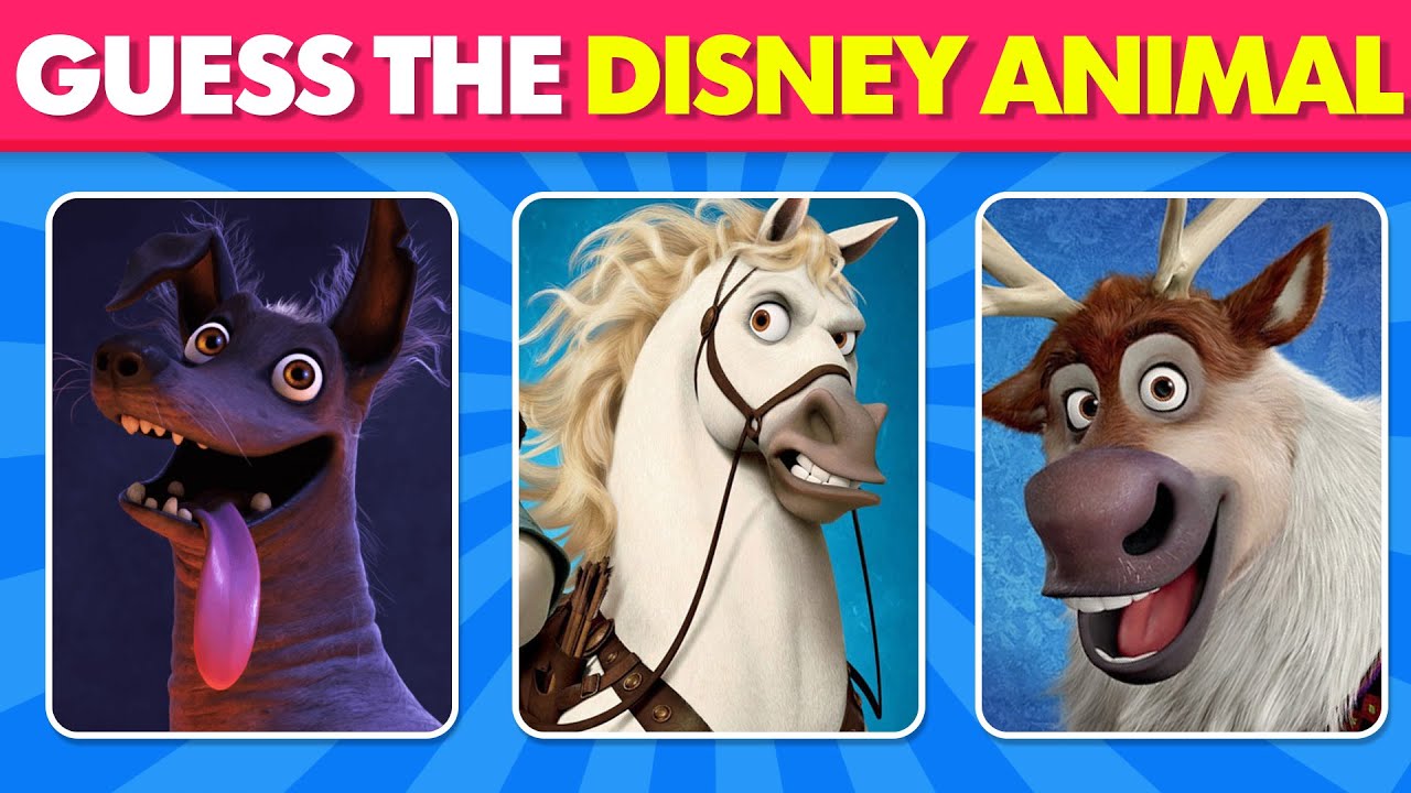 Guess The Disney Animal Quiz YouTube