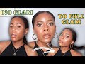 NO GLAM TO FULL GLAM WITH LIGHT-COVERAGE MAKEUP PRODUCTS | SUPER Affordable  Makeup | Jaay Natasha