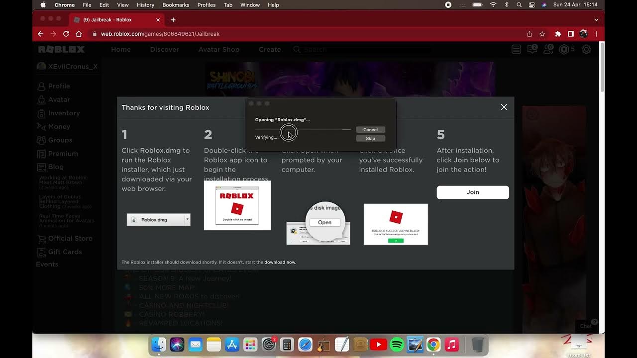 How To Download Roblox On MacBook Air ! YouTube