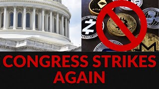 Congress Kills Crypto Tax Losses | No More Tax Loss Harvesting On Less Than 30 Days' Trades